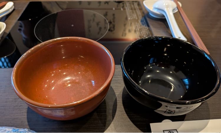 2色の取り皿
