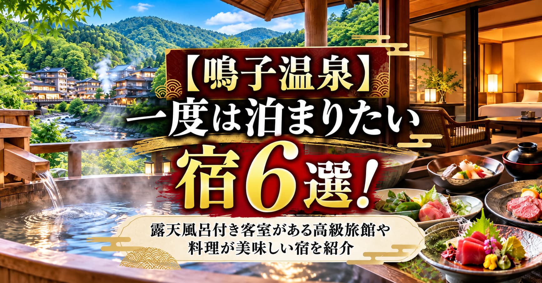 鳴子温泉一度は泊まりたい宿6選